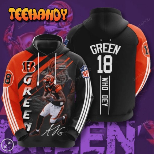 Aj Green Cincinnati Bengals 3d Hoodie For Men For Women All Over Printed Hoodie