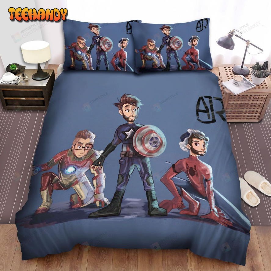 Ajr Band Avenger Art Bed Sheets Spread Comforter Duvet Cover Bedding Sets