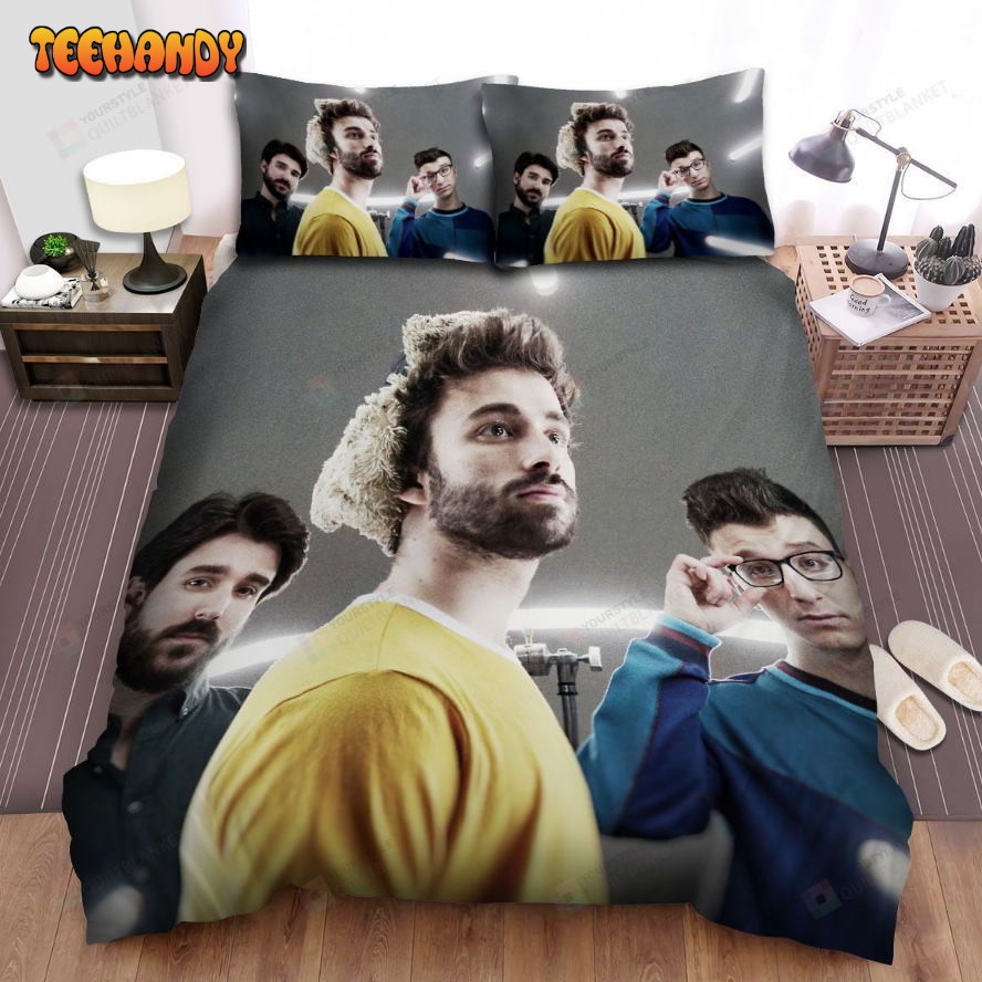 Ajr Band Group Pose Bed Sheets Spread Comforter Duvet Cover Bedding Sets