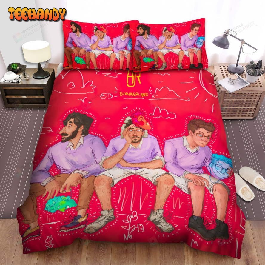 Ajr Band Red Art Bed Sheets Spread Comforter Duvet Cover Bedding Sets