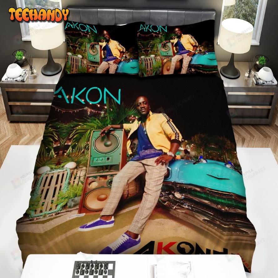 Akon Akonda Album Cover Spread Comforter Duvet Cover Bedding Sets