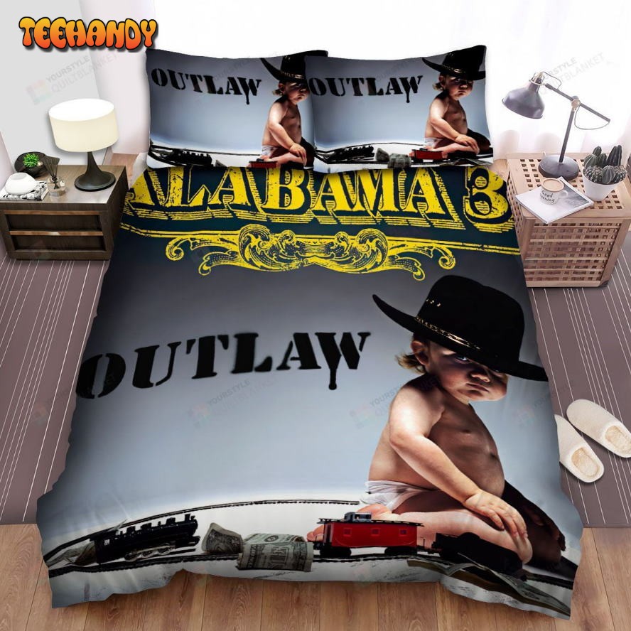 Alabama 3 Outlaw Album Music Spread Comforter Duvet Cover Bedding Sets