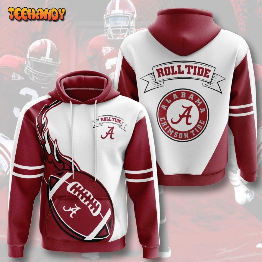 Alabama Crimson Tide 3D Hoodie