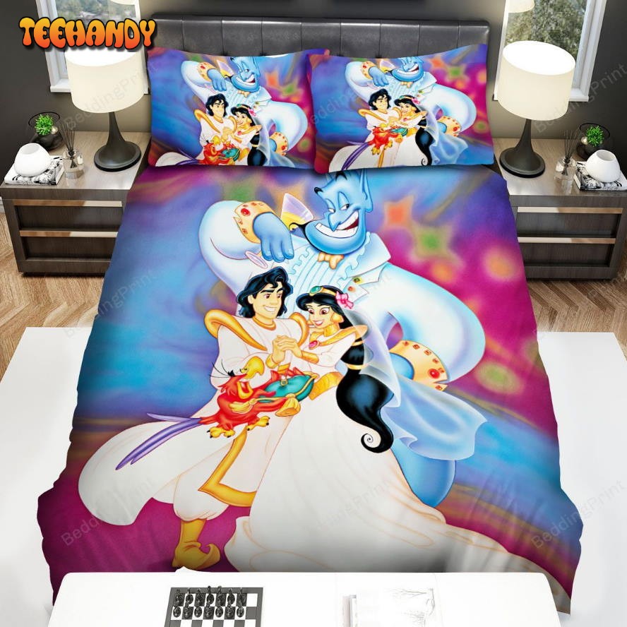 Aladdin And Princess Jasmine Wedding Bed Sheets Duvet Cover Bedding Sets