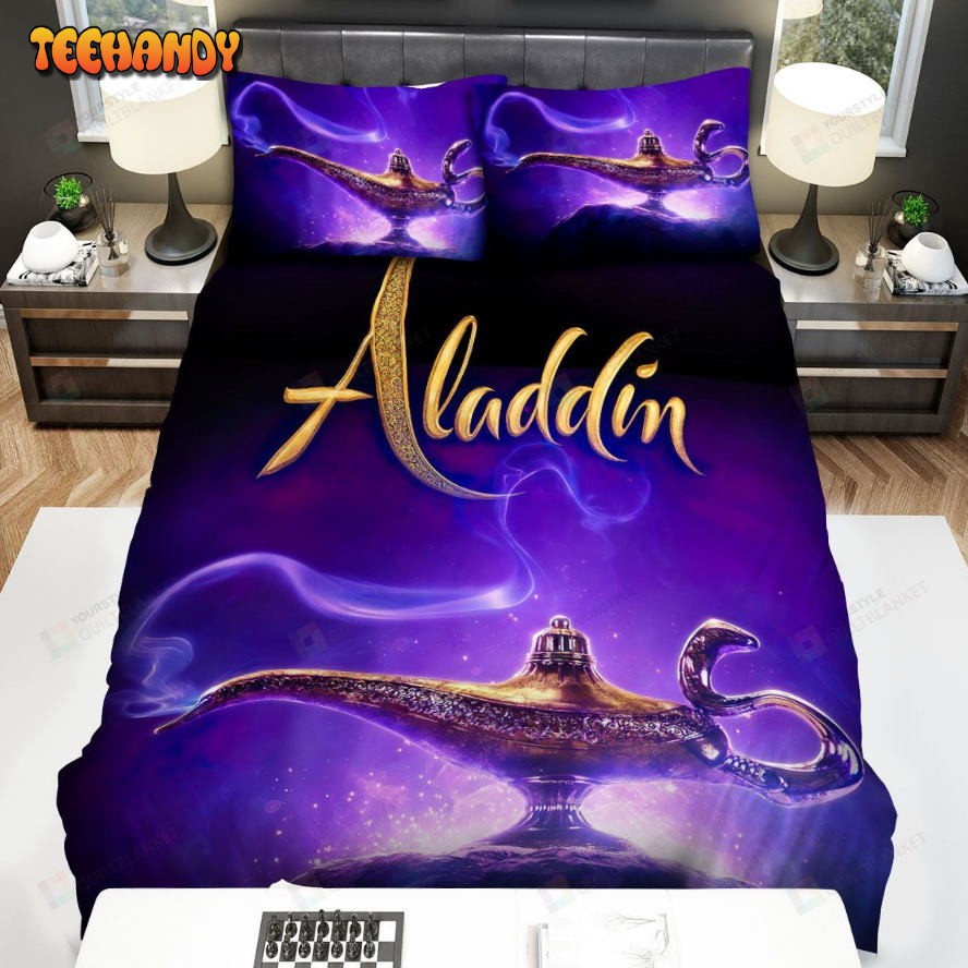 Aladdin Movie Magic Lamp Spread Comforter Duvet Cover Bedding Sets