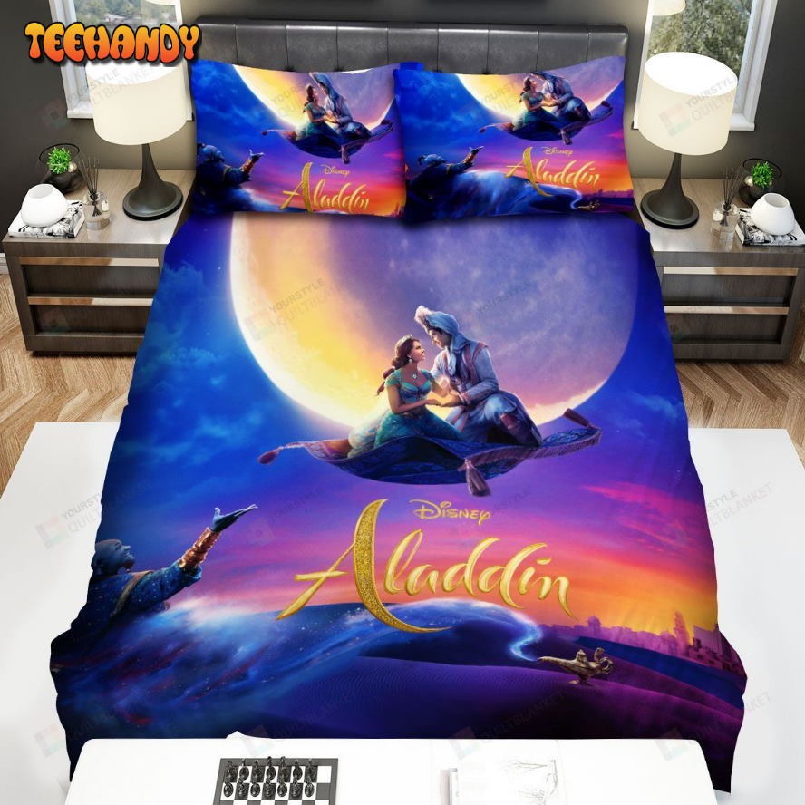 Aladdin Movie Poster Bed Sheets Spread Comforter Duvet Cover Bedding Sets