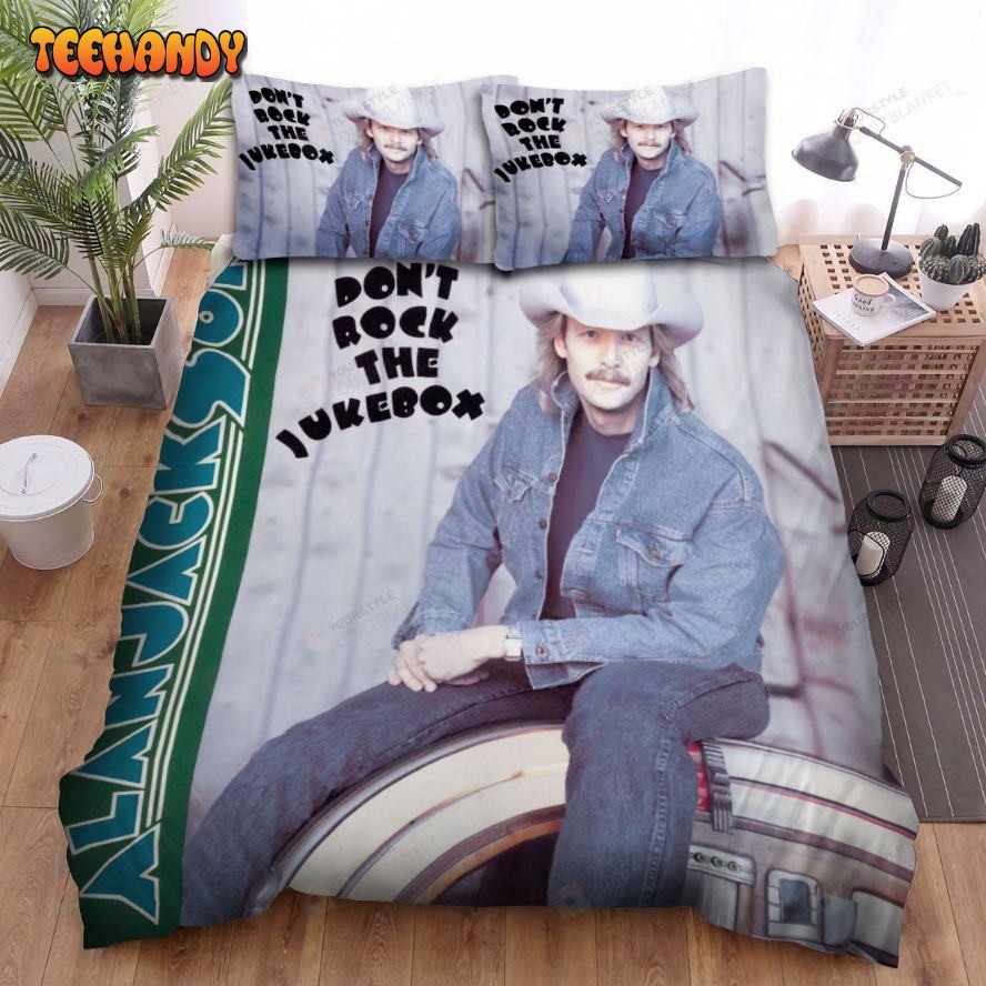 Alan Jackson Album Cover Don’t Rock The Jukebox Spread Comforter Bedding Sets