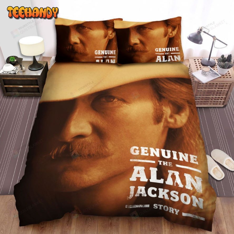 Alan Jackson Album Cover Genuine Spread Comforter Duvet Cover Bedding Sets