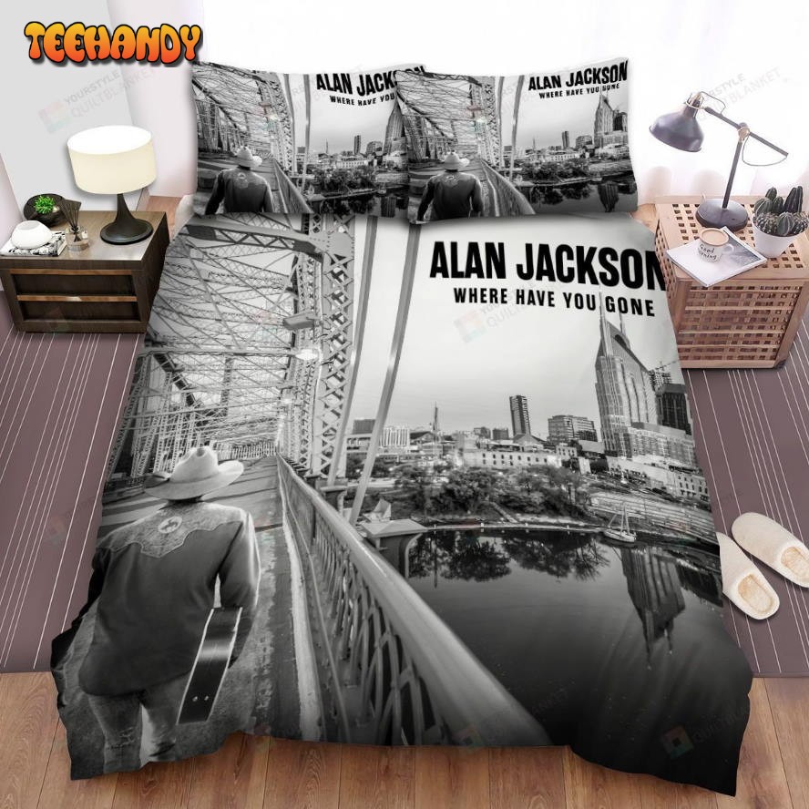 Alan Jackson Album Cover Where Have You Gone Spread Comforter Bedding Sets