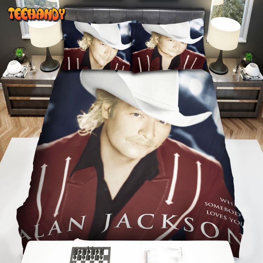 Alan Jackson Album When Somebody Loves You Spread Comforter Bedding Sets