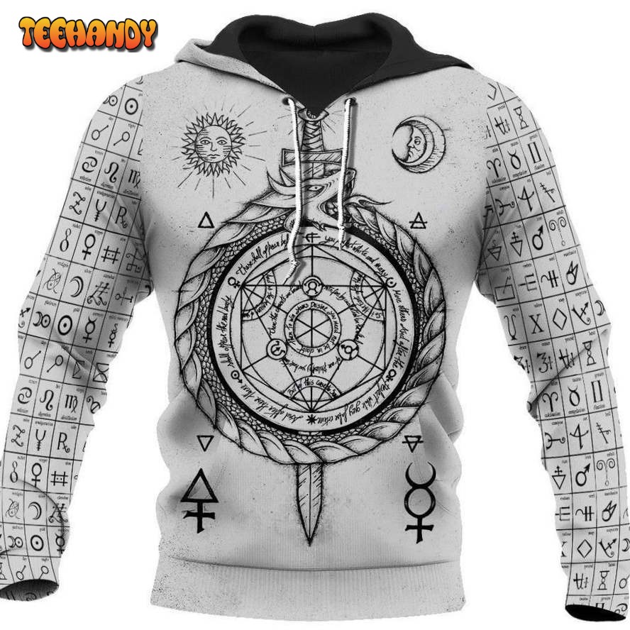 Alchemy 3D Hoodie For Men For Women All Over Printed Hoodie