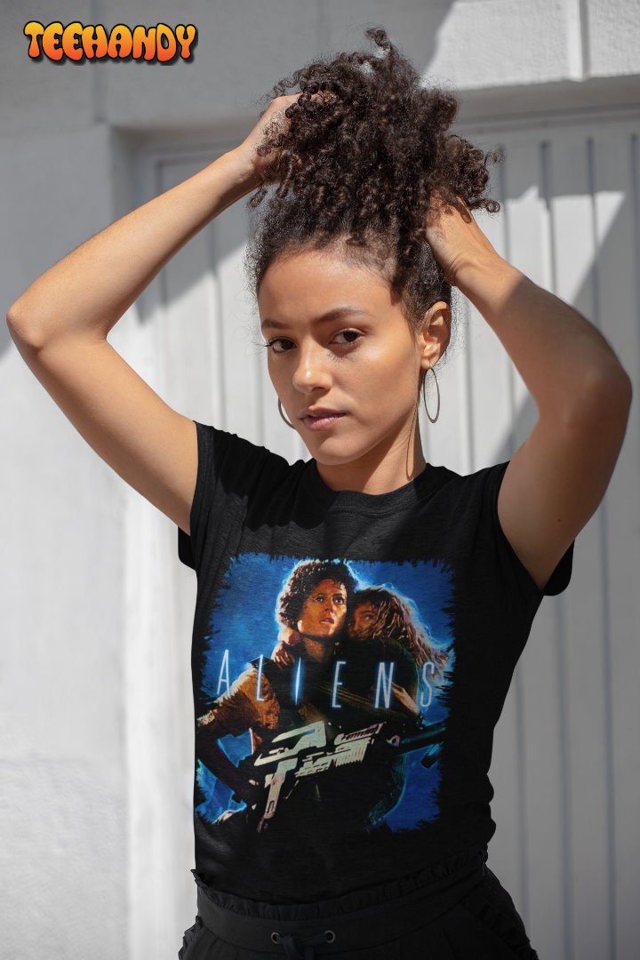 Aliens Soft T-Shirt, Aliens Movie Poster Style T Shirt