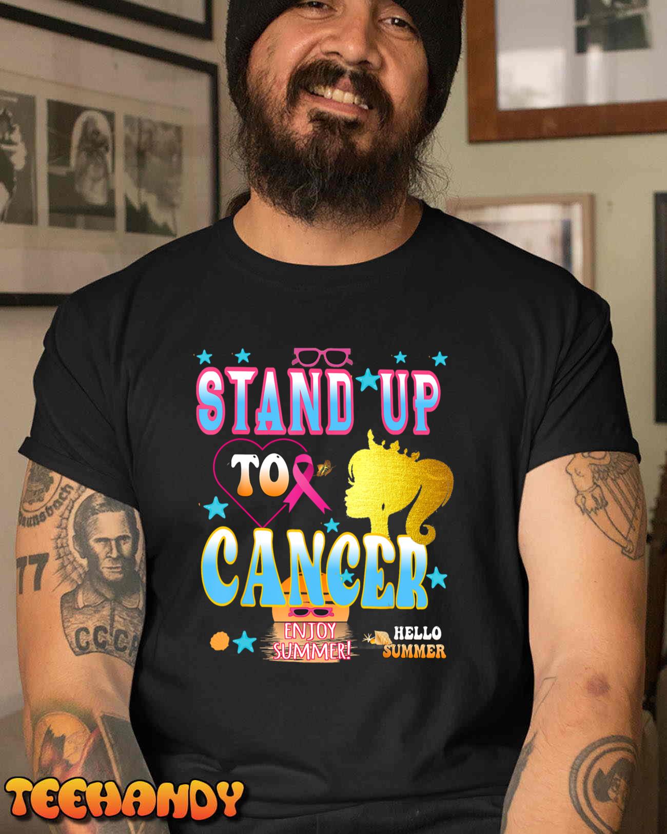 All Cancer Awareness Stand Up To Women Cancer T-Shirt