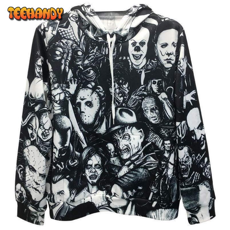 All Horror 3D Hoodie For Men Women All Over 3D Printed Hoodie