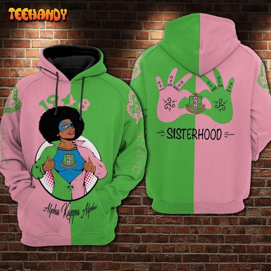 ALPHA KAPPA ALPHA LIMITED SISTERHOOD 3D Hoodie All Printed Hoodie