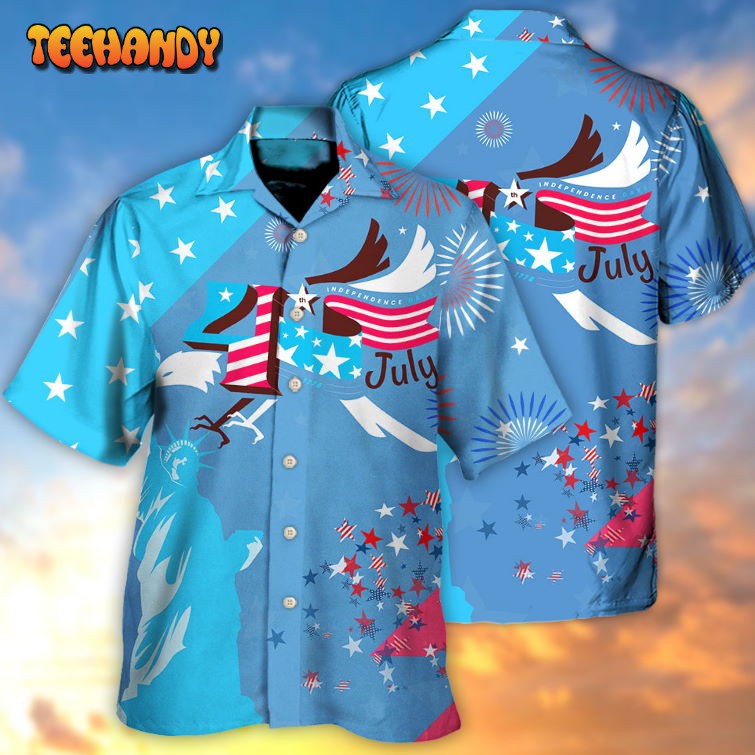 America Independence Happy Day Fourth Of July Hawaiian Shirt