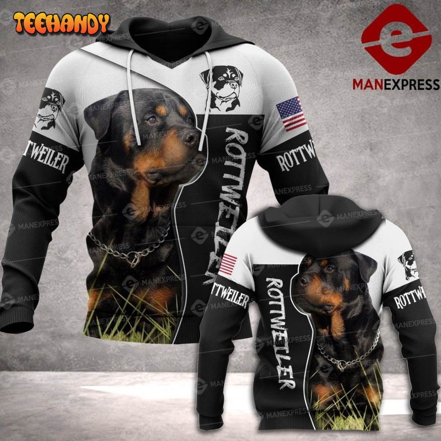 American Rottweiler 3D Hoodie For Men For Women All Over Printed Hoodie