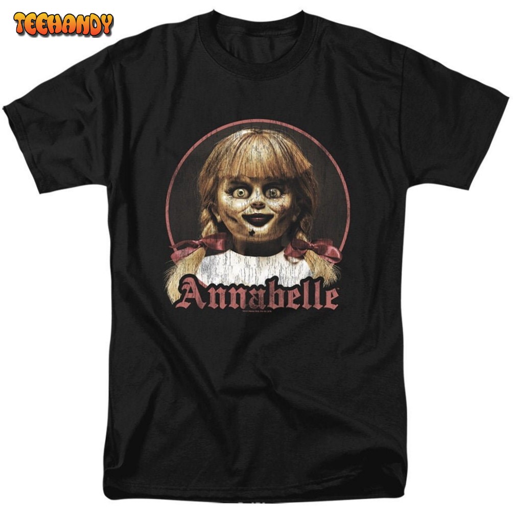 Annabelle Vintage Doll Portrait Black Shirts