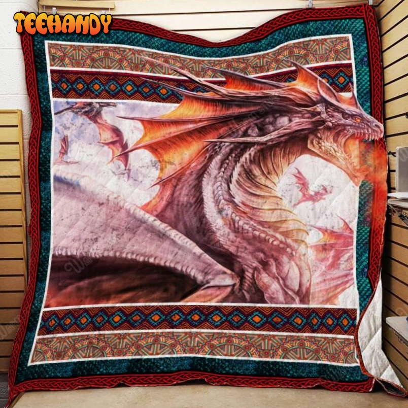 Anne Dragon 3D Customized Quilt Blanket