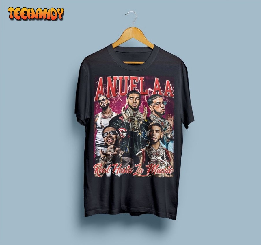 Anuel aa T Shirt, Anuel AA Retro Vintage print T-Shirt