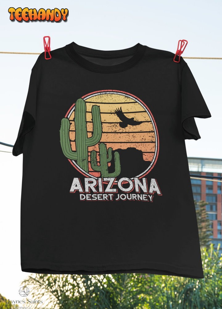 Arizona State Gift Souvenir  Retro Arizona Cactus Classic T-Shirt