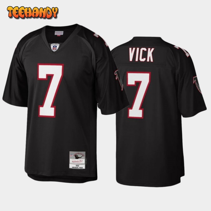 Atlanta Falcons Michael Vick Black 2002 Throwback Jersey