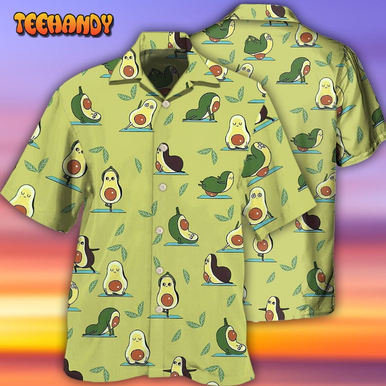 Avocado Plays With Happy Avocado So Cute Hawaiian Shirt