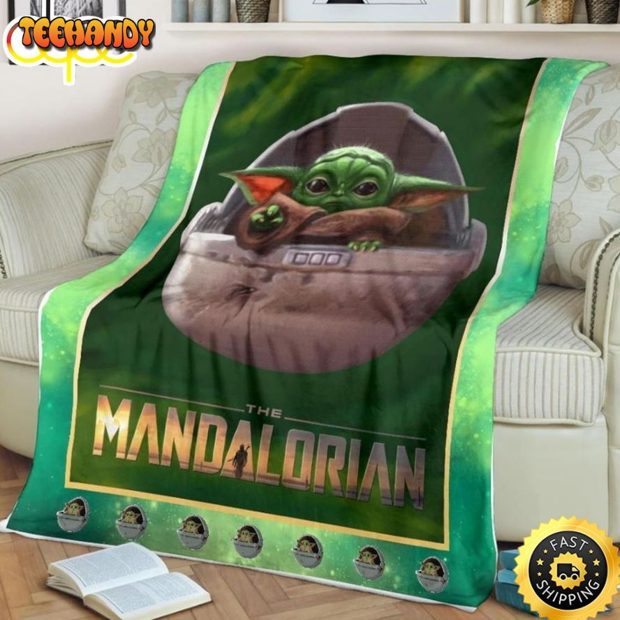 Baby Yoda The Mandalorian Star Wars Best Seller Fleece Blanket