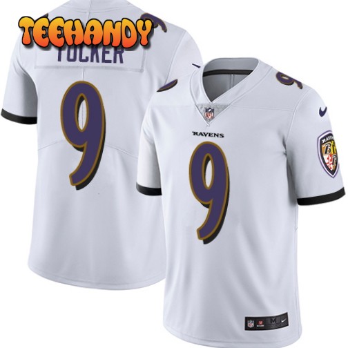 Baltimore Ravens Justin Tucker White Limited Jersey