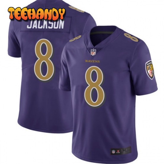 Baltimore Ravens Lamar Jackson Purple Color Rush Limited Jersey