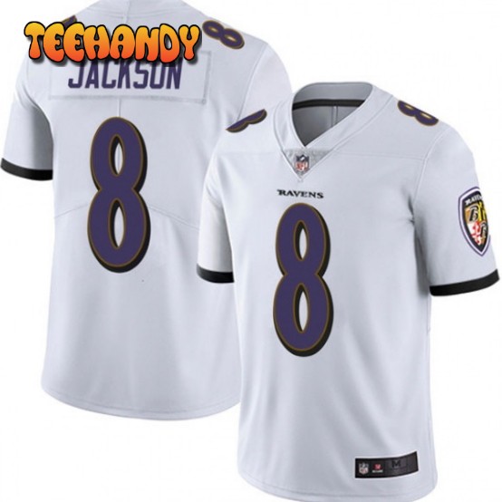Baltimore Ravens Lamar Jackson White Limited Jersey