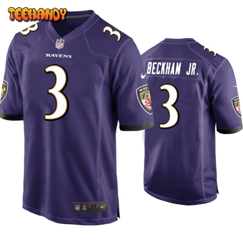 Baltimore Ravens Odell Beckham Jr Purple Limited Jersey