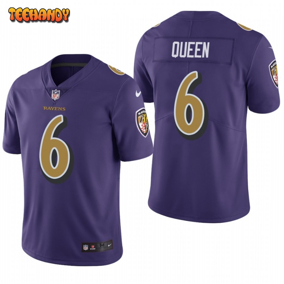 Baltimore Ravens Patrick Queen Purple Color Rush Limited Jersey