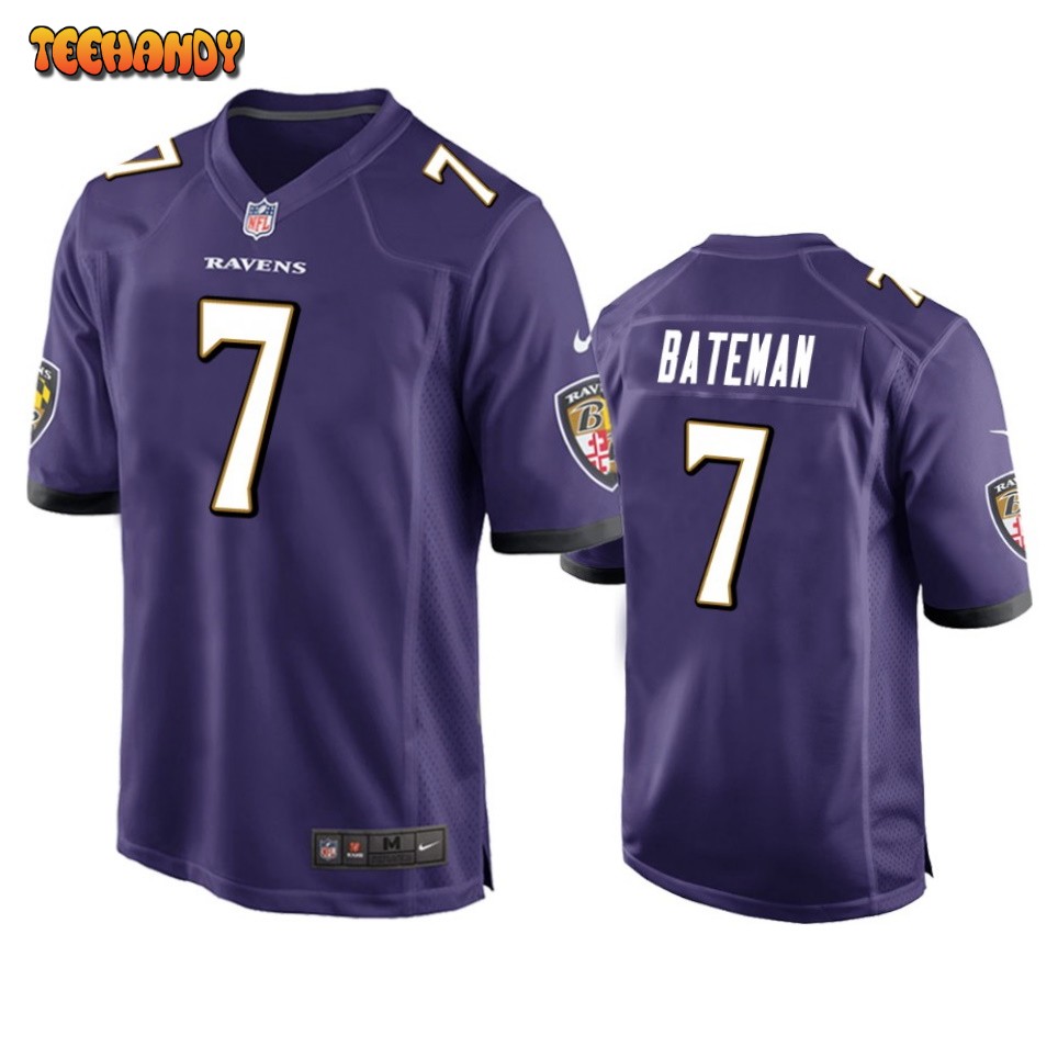 Baltimore Ravens Rashod Bateman Purple Limited Jersey