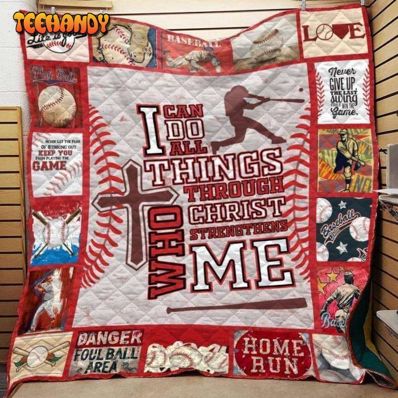 Baseball  Customize Quilt Blanket