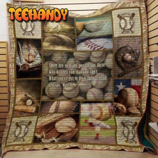 Baseball Quotes 3D Customized Quilt Blanket