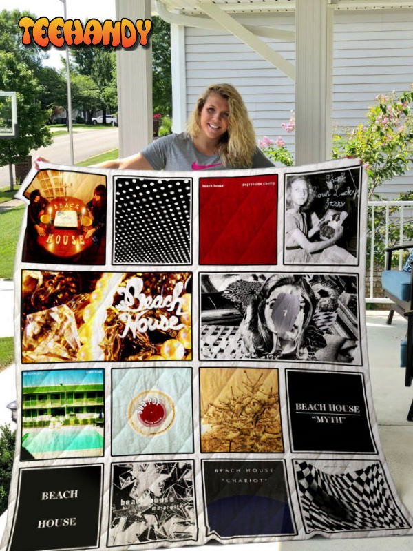 Beach House 3D Customized Quilt Blanket