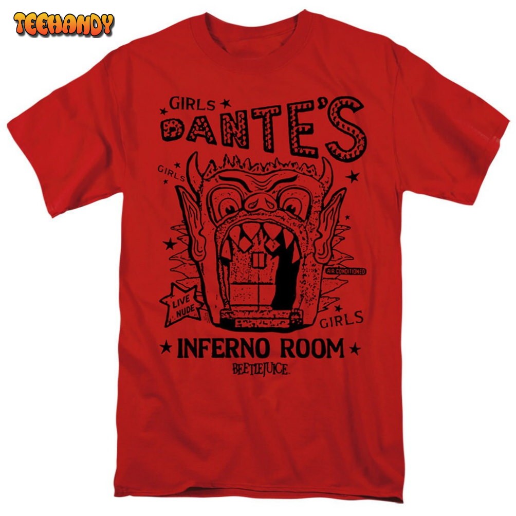 Beetlejuice Dantes Inferno Room Red Shirts