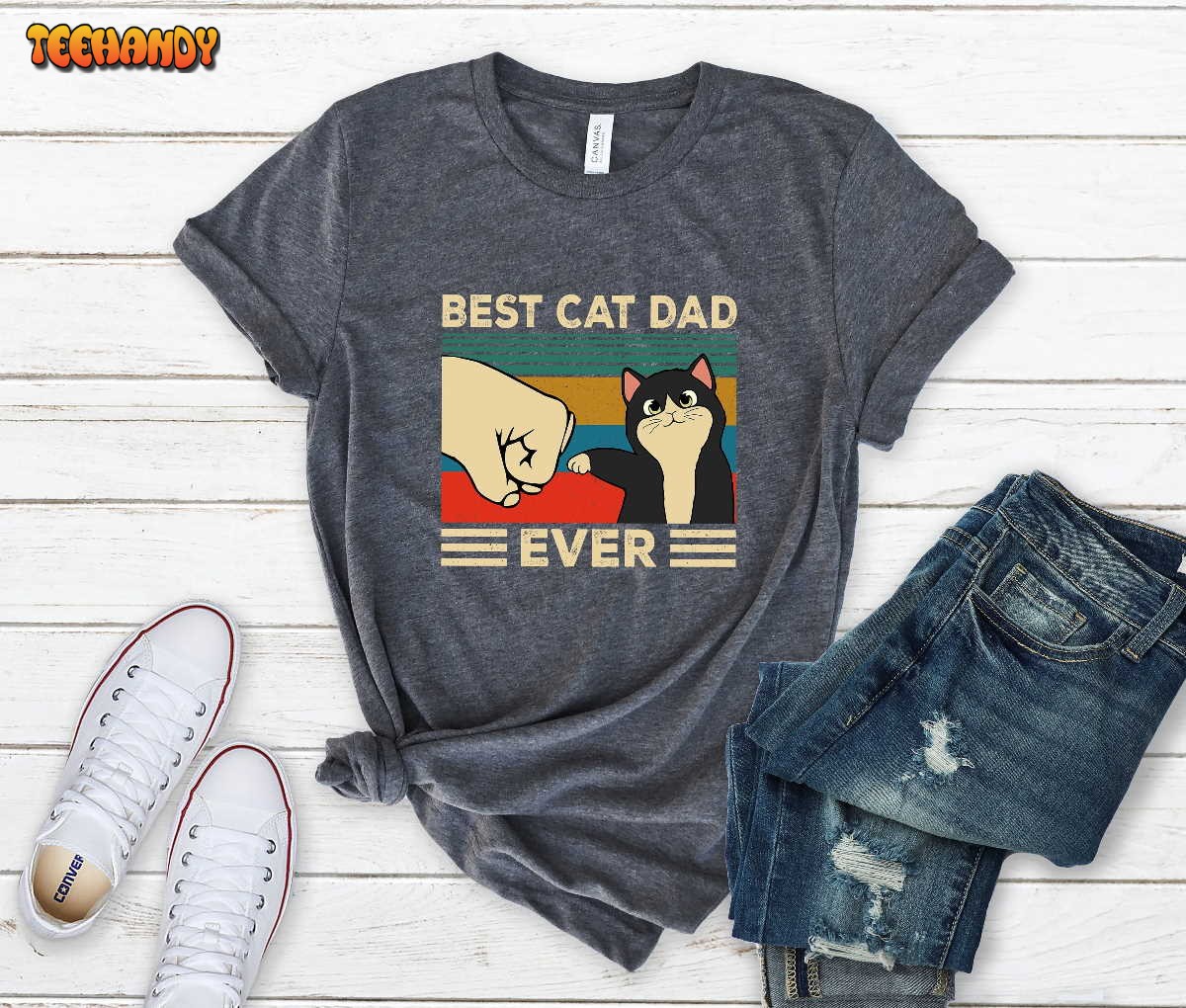 Best Cat Dad Ever T-shirt, Cat Dad Shirt, Fathers Day Shirt