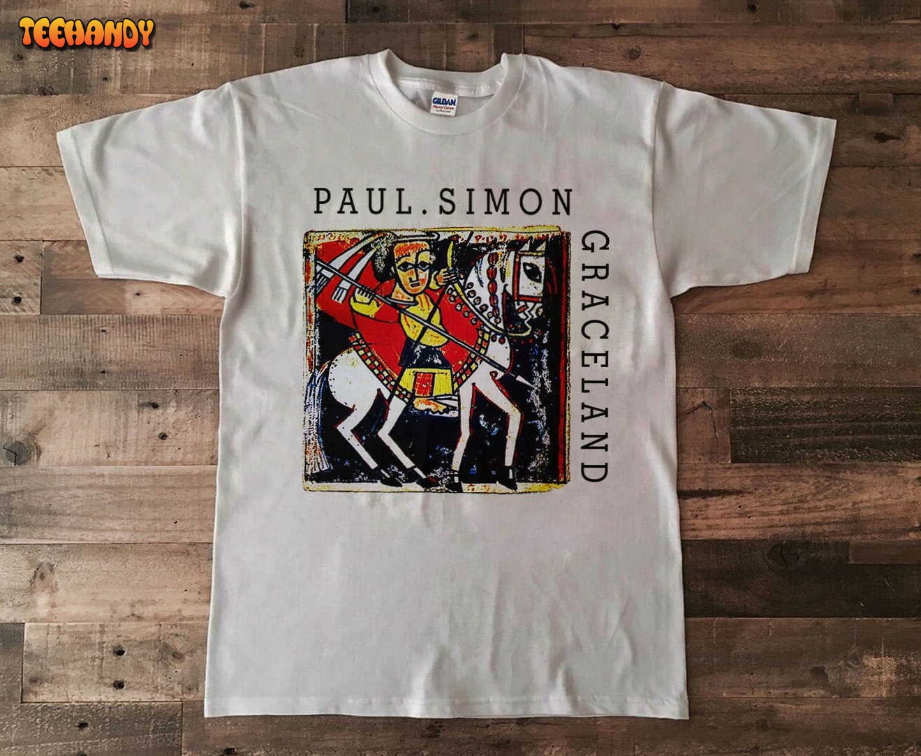 Best Popular Shirt 80s 1987 Paul Simon Graceland Tour Concert Australian T-shirt