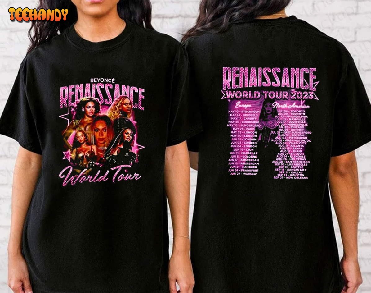 Beyonce Renaissance 2023 World Tour TEE Vintage 2023 Beyonce Shirt