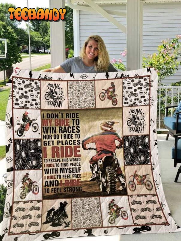 Bike 3D Customized Quilt Blanket