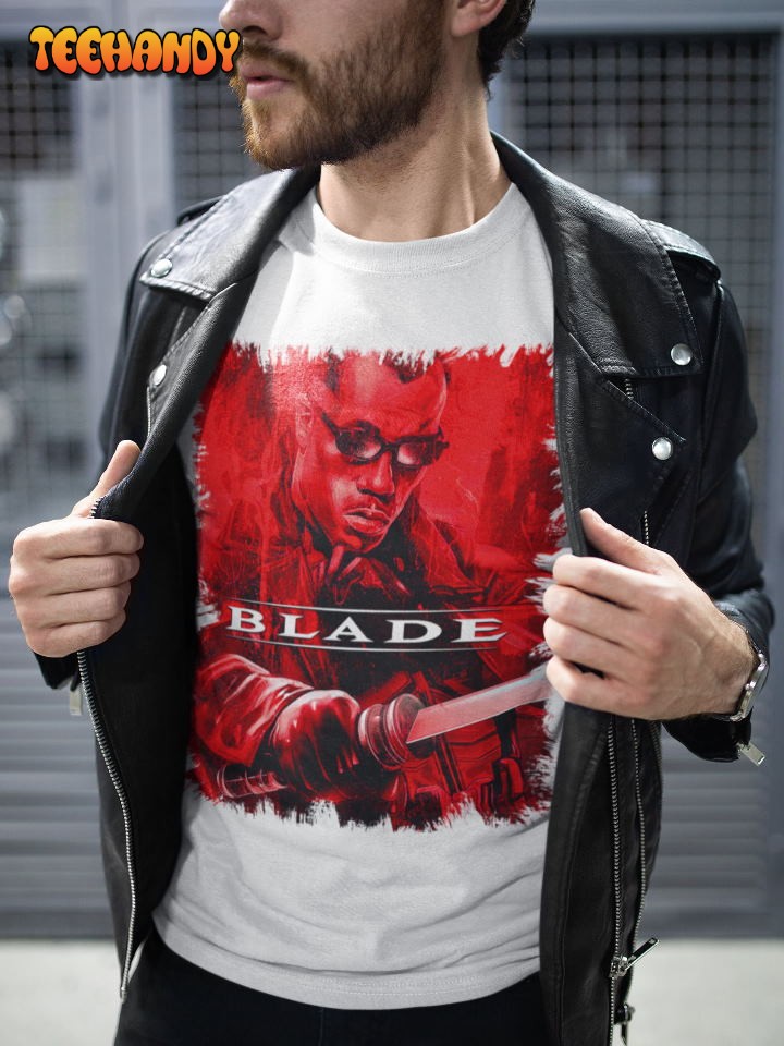 Blade Movie Poster Shirt, 90s Movie Nostalgia Graphic T Shirt