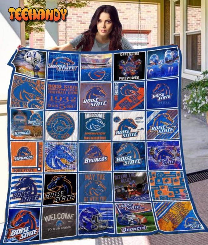 Boise State Broncos 3D Customized Quilt Blanket