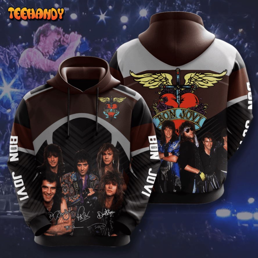 Bon Jovi 3D Hoodie