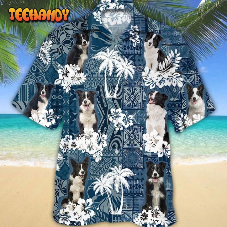 Border Collie Hawaiian Shirt, Aloha Hawaii Beach Shirts For Dog Lovers