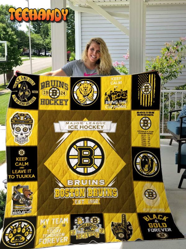 Boston Bruins 3D Customized Quilt Blanket Blanke