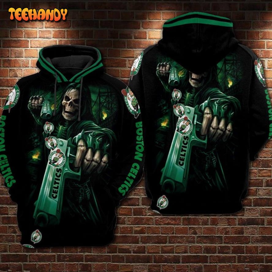 Boston Celtics 3D Hoodie All Over Printed Hoodie