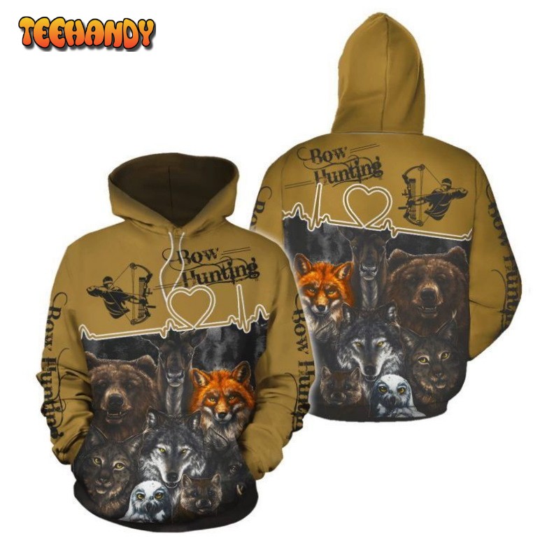 Bow Hunting 3D Hoodie All Over Printed Hoodie