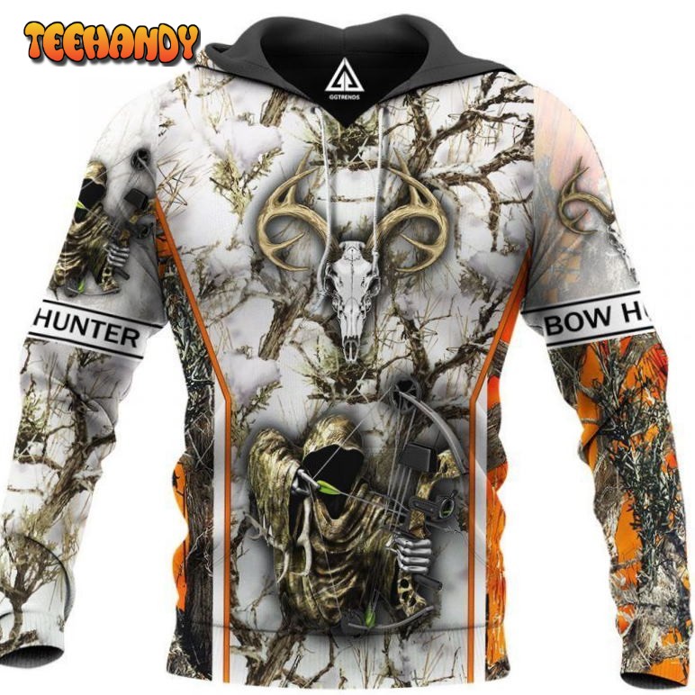 Bow Hunting Winter 3D Hoodie All Over Printed Hoodie